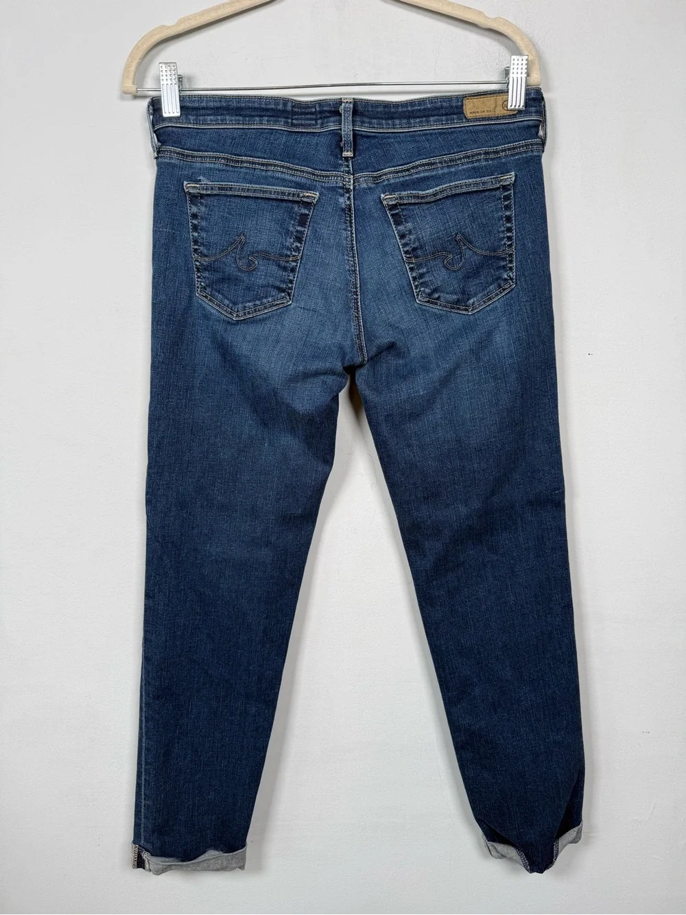 AG Adriano Goldschmied The Stilt Roll Up Slim Skinny Jeans Size 28R